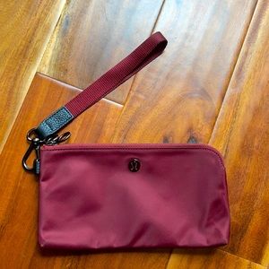 Lululemon Now and Always Pouch (Color: Cassis)